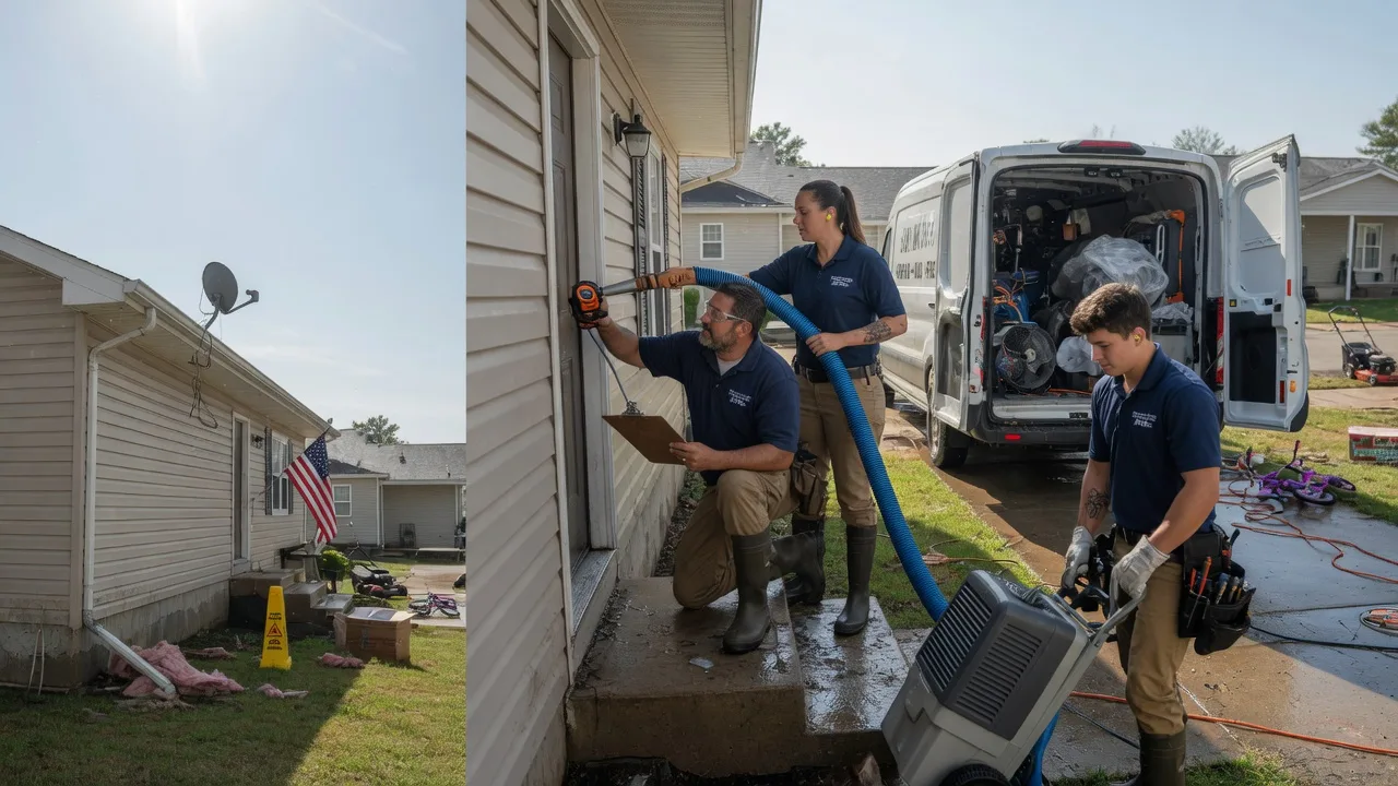 Ceiling Water Damage Restoration in Waskom, TX near me